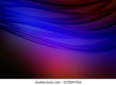 Dark BLUE vector modern elegant background. Shining colorful illustration in smart style. Background for a cell phone.