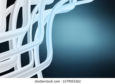 Dark BLUE vector modern elegant background. An elegant bright illustration with gradient. New style design for your brand book.