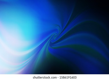 Dark BLUE vector modern elegant background. Abstract colorful illustration with gradient. New design for your business.