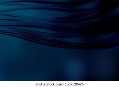 Dark BLUE vector modern elegant background. New colored illustration in blur style with gradient. New style design for your brand book.