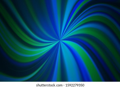 Dark BLUE vector modern elegant backdrop. Colorful abstract illustration with gradient. New style design for your brand book.