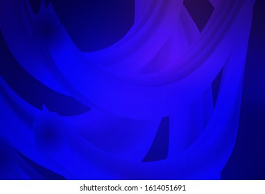 Dark BLUE vector modern elegant background. New colored illustration in blur style with gradient. New way of your design.