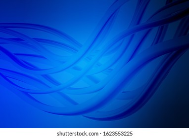 Dark BLUE vector modern elegant background. Abstract colorful illustration with gradient. New style design for your brand book.