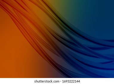 Dark BLUE vector modern elegant background. Abstract colorful illustration with gradient. Completely new design for your business.