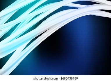 Dark BLUE vector modern elegant backdrop. Colorful abstract illustration with gradient. New design for your business.