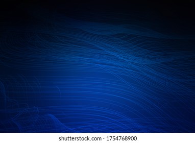 Dark BLUE vector modern elegant backdrop. Colorful abstract illustration with gradient. New style design for your brand book.