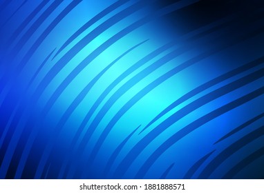 Dark BLUE vector modern elegant background. Shining colorful illustration in smart style. Completely new design for your business.