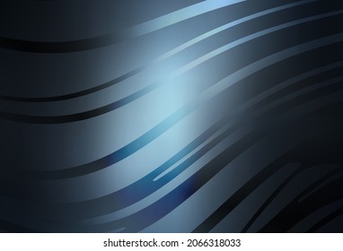 Dark BLUE vector modern elegant background. Colorful illustration in abstract style with gradient. Smart design for your work.