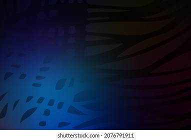 Dunkler BLAU, moderner, eleganter Hintergrund. Abstrakte farbige Illustration mit Farbverlauf. Kluges Design für Ihre Arbeit.