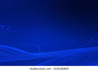 Dark BLUE vector modern elegant background. Modern abstract illustration with gradient. Elegant background for a brand book.