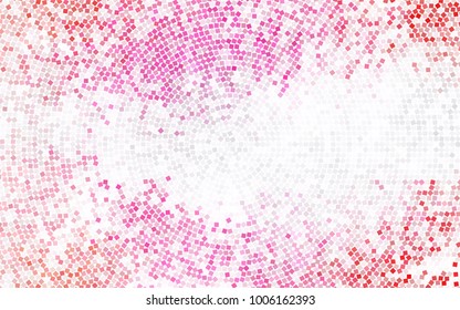 Dark BLUE vector modern geometrical background. Abstract template. Geometric pattern in square style with gradient.