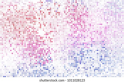 Dark BLUE vector modern geometrical background. Abstract template. Geometric pattern in square style with gradient.