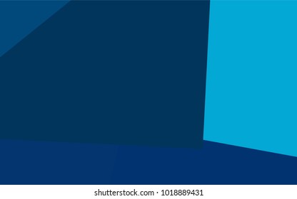 Dark BLUE vector modern geometrical background. Abstract template. Geometric pattern in square style with gradient.