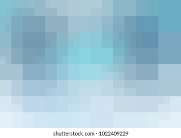 DARK BLUE vector modern geometrical abstract background. Texture template. Geometric pattern in Origami style with gradient. 