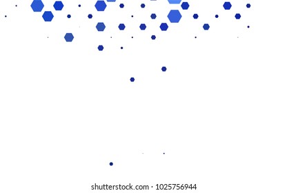 Dark BLUE vector modern geometrical abstract background. Texture, brand-new background. Geometric background in Origami style with gradient. 
