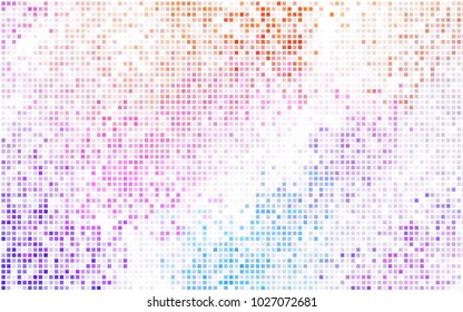 Dark BLUE vector modern geometrical background. Abstract template. Geometric pattern in square style with gradient.