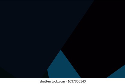 Dark BLUE vector modern geometrical background. Abstract template. Geometric pattern in square style with gradient.