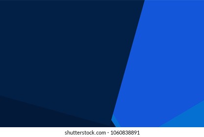Dark BLUE vector modern geometrical background. Abstract template. Geometric pattern in square style with gradient.