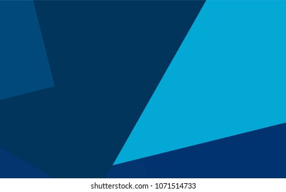 Dark BLUE vector modern geometrical background. Abstract template. Geometric pattern in square style with gradient.