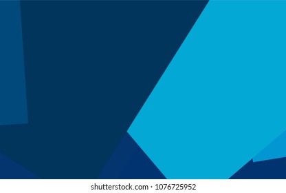 Dark BLUE vector modern geometrical background. Abstract template. Geometric pattern in square style with gradient.