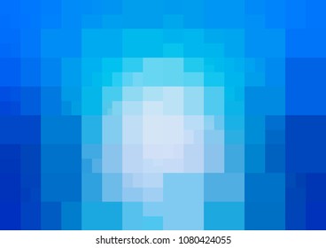DARK BLUE vector modern geometrical abstract background. Texture template. Geometric pattern in Origami style with gradient. 