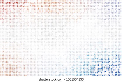 Dark BLUE vector modern geometrical background. Abstract template. Geometric pattern in square style with gradient.