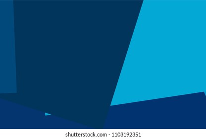 Dark BLUE vector modern geometrical background. Abstract template. Geometric pattern in square style with gradient.