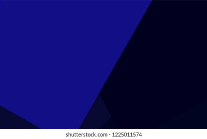 Dark BLUE vector modern geometrical background. Abstract template. Geometric pattern in square style with gradient.