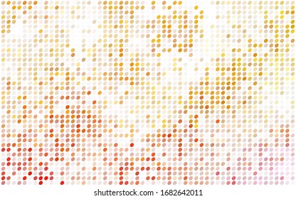 Dark BLUE vector modern geometrical circle abstract background. Dotted texture template. Geometric pattern in halftone style with gradient.