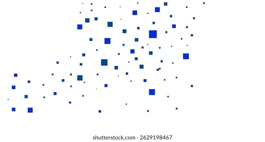 Fundo geométrico moderno do vetor AZUL escuro. Modelo abstrato. Padrão geométrico em estilo quadrado com gradiente. ilustração