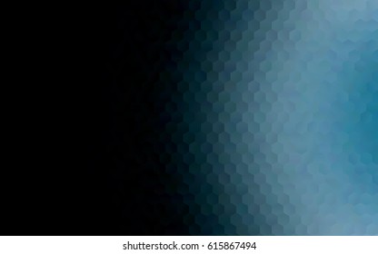 Dark Blue vector modern geometrical abstract background. Texture, brand-new background. Geometric background in Origami style with gradient. 