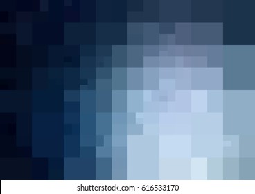 DARK BLUE vector modern geometrical abstract background. Texture template. Geometric pattern in Origami style with gradient. 