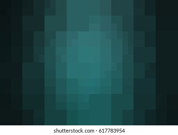 DARK BLUE vector modern geometrical abstract background. Texture template. Geometric pattern in Origami style with gradient. 