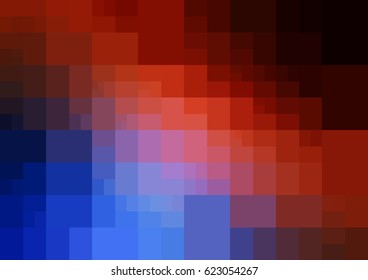 DARK BLUE vector modern geometrical abstract background. Texture template. Geometric pattern in Origami style with gradient. 