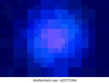 DARK BLUE vector modern geometrical abstract background. Texture template. Geometric pattern in Origami style with gradient. 