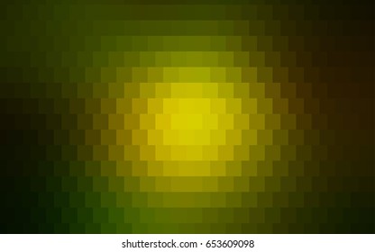 Dark BLUE vector modern geometrical background. Abstract template. Geometric pattern in square style with gradient.