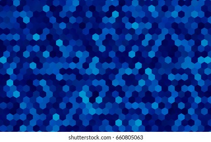 Dark BLUE vector modern geometrical abstract background. Texture, brand-new background. Geometric background in Origami style with gradient. 