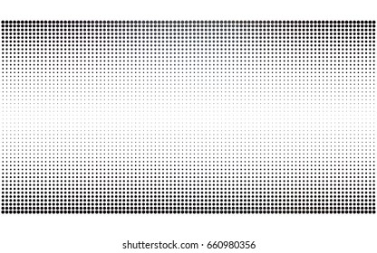 DARK BLUE vector modern geometrical circle abstract background. Dotted texture template. Geometric pattern in halftone style with gradient. 