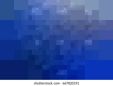 DARK BLUE vector modern geometrical abstract background. Texture template. Geometric pattern in Origami style with gradient. 