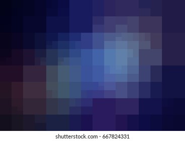 DARK BLUE vector modern geometrical abstract background. Texture template. Geometric pattern in Origami style with gradient. 