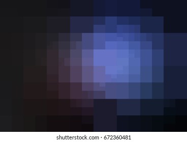DARK BLUE vector modern geometrical abstract background. Texture template. Geometric pattern in Origami style with gradient. 