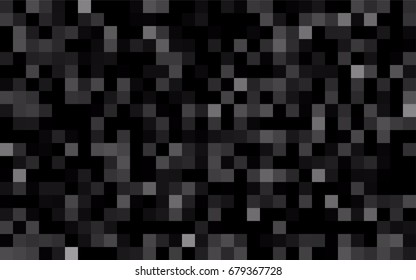 Dark BLUE vector modern geometrical background. Abstract template. Geometric pattern in square style with gradient.
