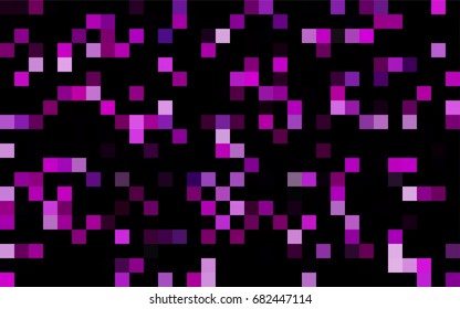 Dark BLUE vector modern geometrical background. Abstract template. Geometric pattern in square style with gradient.