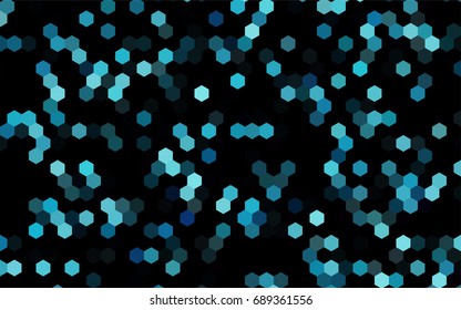 Dark BLUE vector modern geometrical abstract background. Texture, brand-new background. Geometric background in Origami style with gradient. 