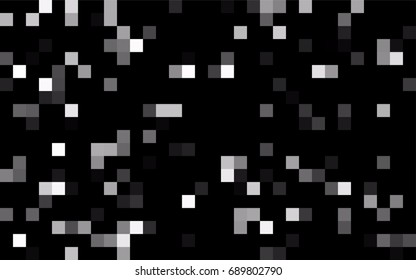 Dark BLUE vector modern geometrical background. Abstract template. Geometric pattern in square style with gradient.