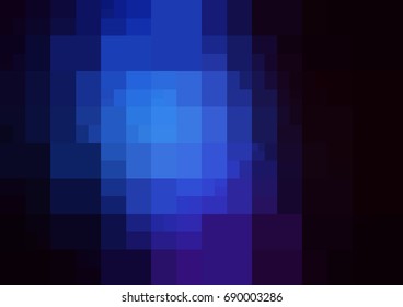 DARK BLUE vector modern geometrical abstract background. Texture template. Geometric pattern in Origami style with gradient. 