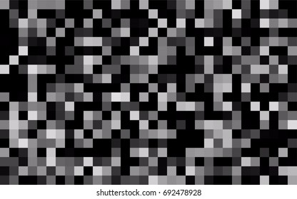 Dark BLUE vector modern geometrical background. Abstract template. Geometric pattern in square style with gradient.