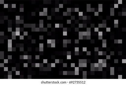 Dark BLUE vector modern geometrical background. Abstract template. Geometric pattern in square style with gradient.
