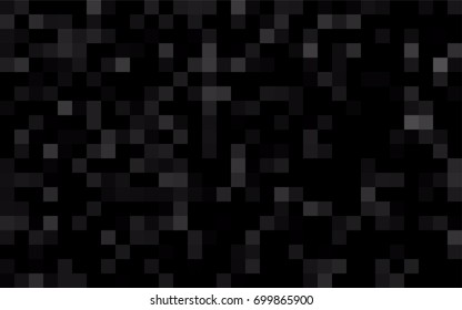 Dark BLUE vector modern geometrical background. Abstract template. Geometric pattern in square style with gradient.