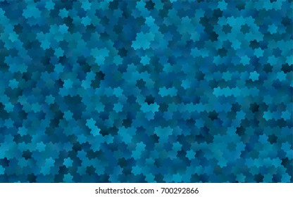 Dark BLUE vector modern geometrical abstract background. Texture, brand-new background. Geometric background in Origami style with gradient. 